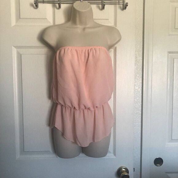 Vivace Tube Top Peach Size Medium - Picture 1 of 5